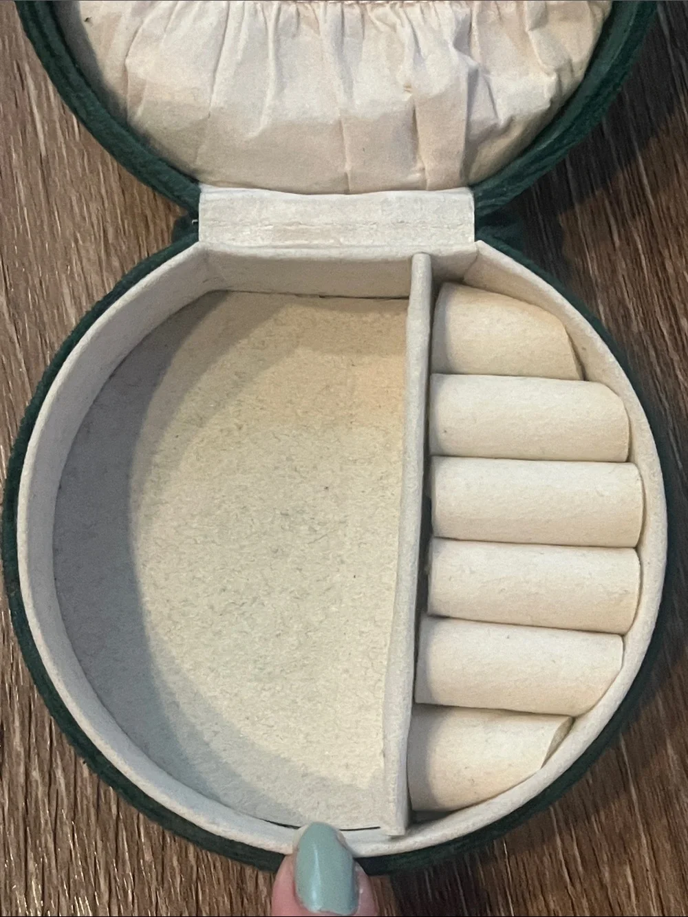 Primark Black Label on Cream Fabric